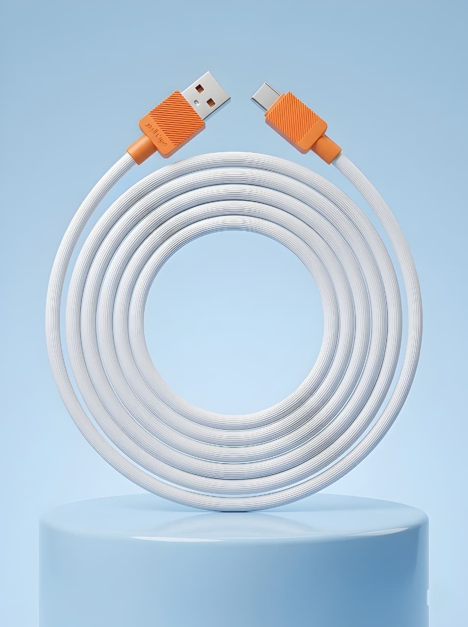 SOUT-UL-BADAR ORANGE Z-10 33W USB to Type-C Fast Charging Cable - Image 3