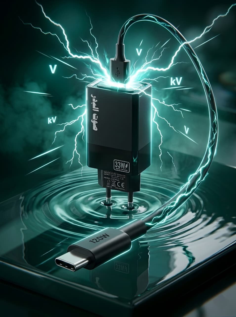 33W Super Fast Charging Adapter with Type-C Cable - Image 6