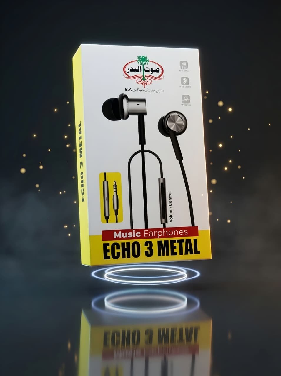LEKAM PREMIUM+ Echo 3 Metal Earphones with Deep Bass - Image 2