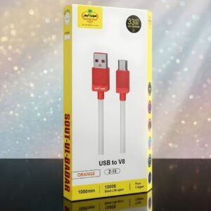 33W USB to V8 Charging Cable with Pure Copper Core
