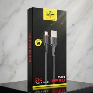 33W Fast Charging Micro USB Cable – USB to V8 Charger