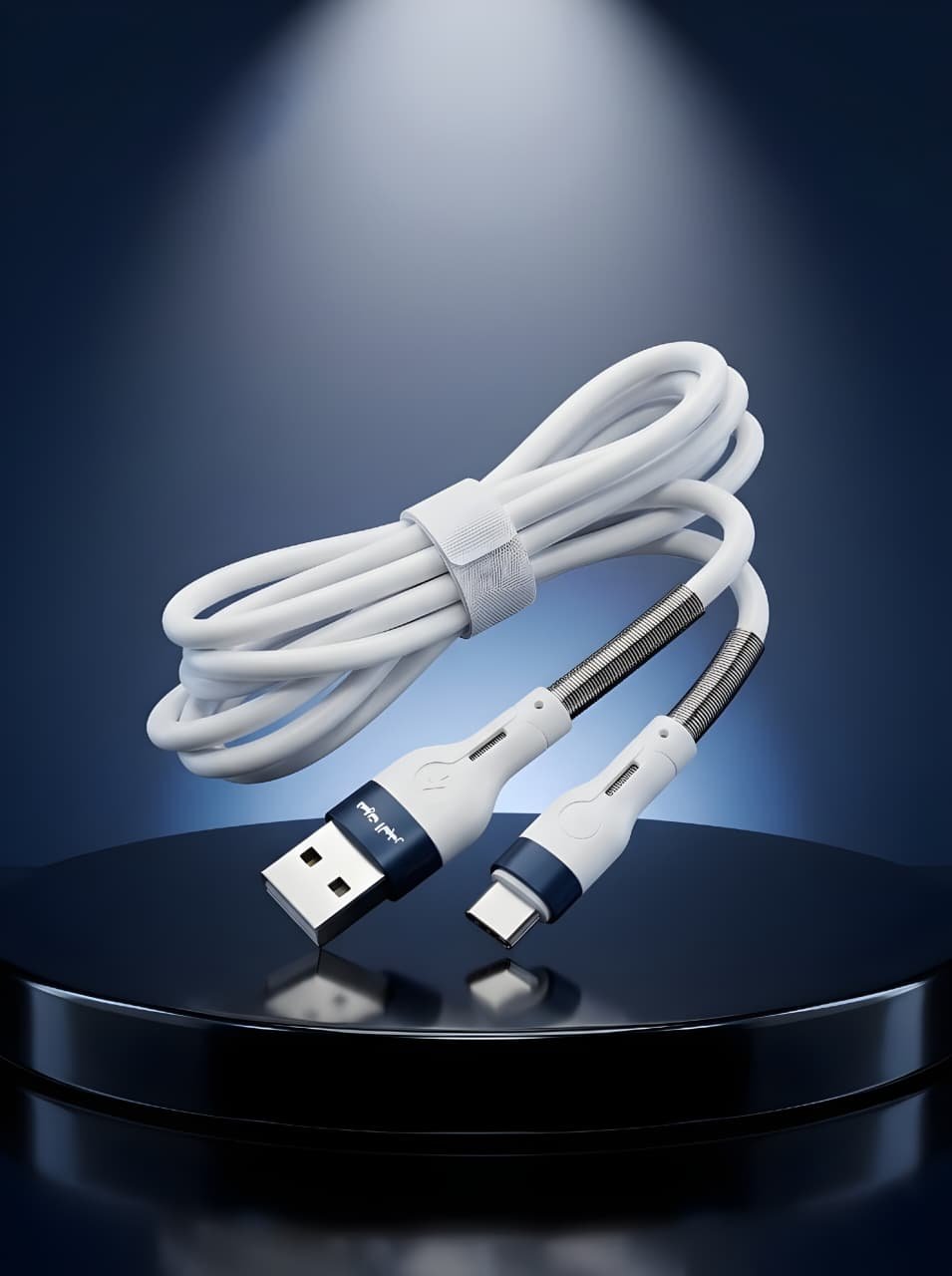 Z-045 Spring USB to Type-C Charging Cable - Image 4