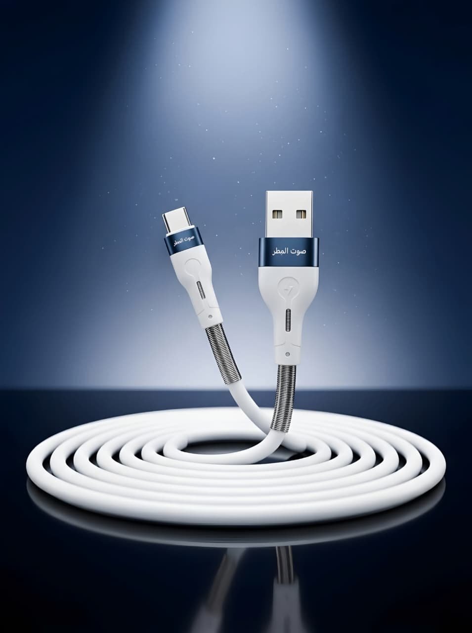 Z-045 Spring USB to Type-C Charging Cable - Image 3