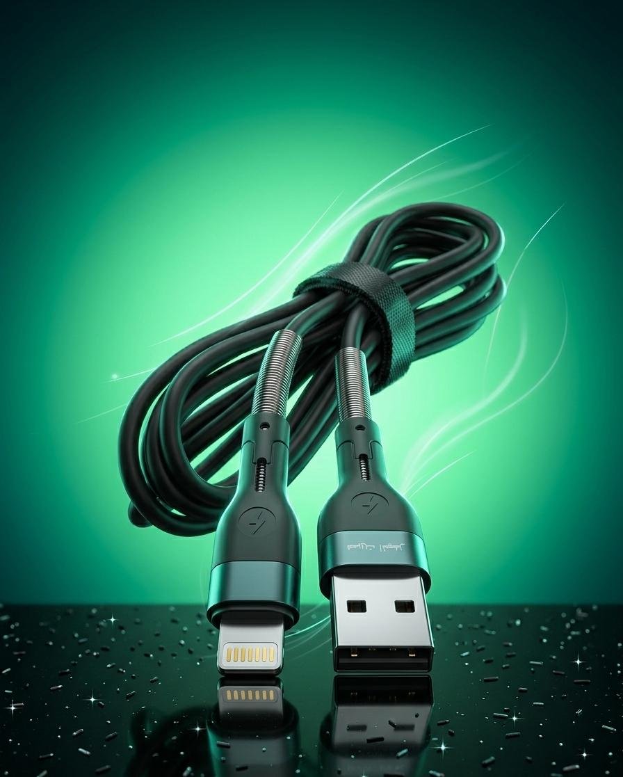 Z-047 Spring Lightning Charging Cable - Image 7