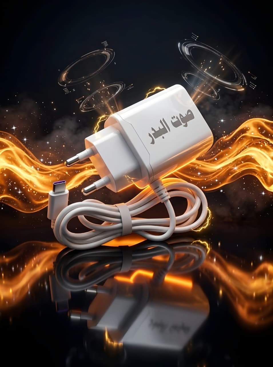 Sout-Ul-Badar Chakar Azam Dual Port Travel Charger - Image 4