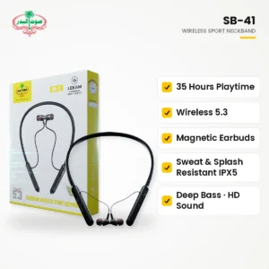 Sout-Ul-Badar SB-41 Lekam Wireless Sport Earphones with 50-Hour Playtime